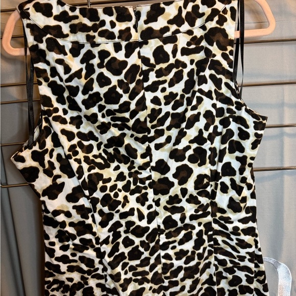 Jones New York Black and White Midi Sheath Dress - Picture 4 of 6